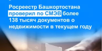 Росреестр Башкортостана проверил по СМЭВ более 138 тысяч документов о недвижимости в текущем году - Администрация г. Салават